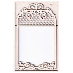 Chipboard Royal window 01 - 2 layers - 3D