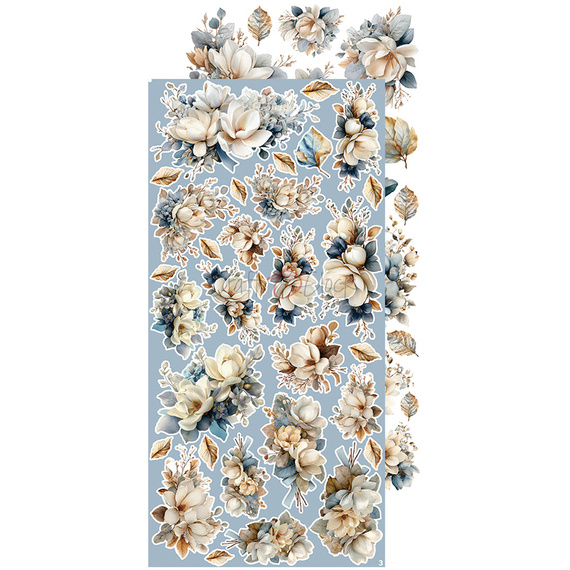  Scrapbooking accessories set - Craft o'clock - Melody of My Soul - Flowers & More