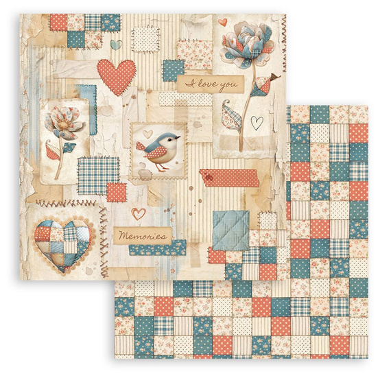 Scrapbooking Craft Papier Set 20x20 - Stamperia - Family 