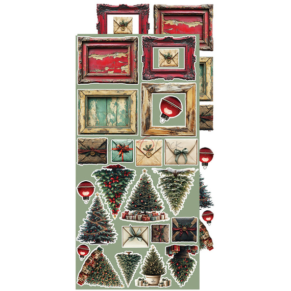 Scrapbooking paper set - Craft o'clock - Extras Set - Oh Christmas Night - Christmas