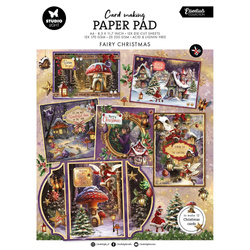 Set of A4 scrapbooking papers and elements - Fairy Christmas