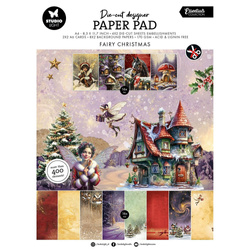 Set of scrapbooking papers with A4 elements - Fairy Christmas