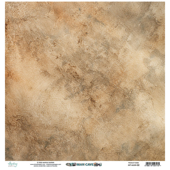 Scrapbooking paper 30x30 - Mintay - Man Cave 02