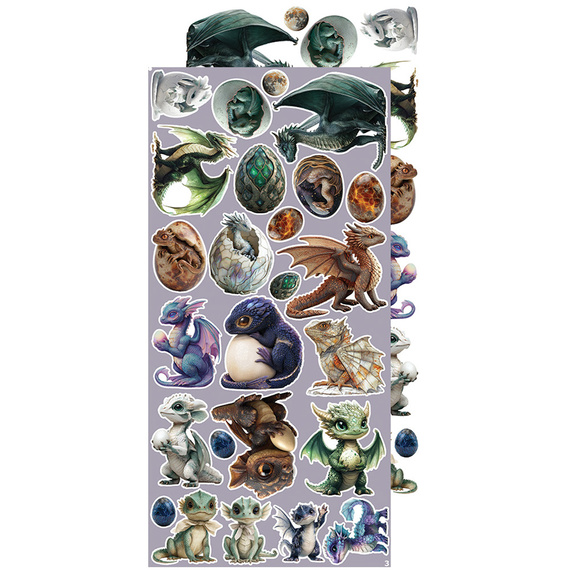 Time scrapbooking accessories set - Craft o'clock - Supernatural World - mix 03