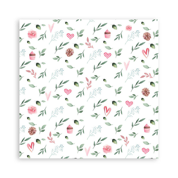 Scrapbooking Craft Papier Set for scrapbooking 30x30 - Stamperia - Christmas Rose