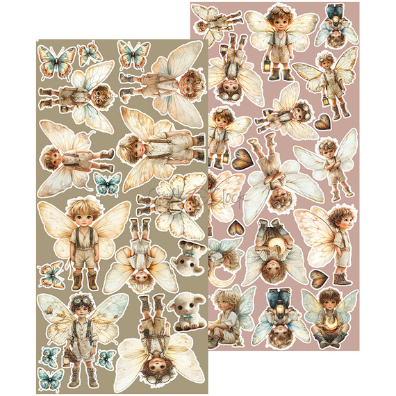 Scrapbooking paper 15x30 - Craft o'clock - Sprites of Harmony - Extras set - Sprites 
