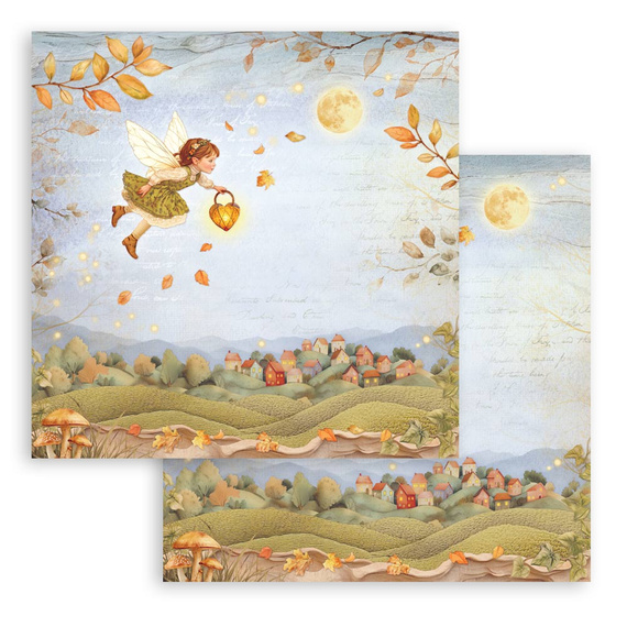 Scrapbooking Craft Papier Set 20x20 - Stamperia -  Whispering Woods