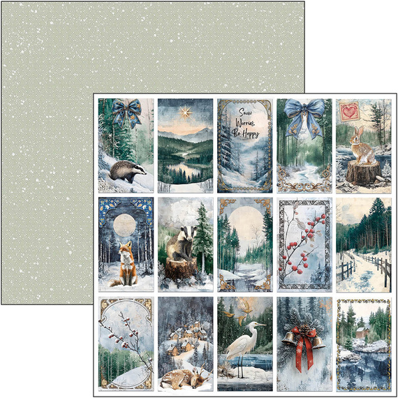 30x30cm paper set - Paterns Pad - Ciao Bella - Forest Tales