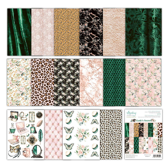 Supplementary notebook of scrapbooking papers 15x20 - Mintay - Lady's Secret