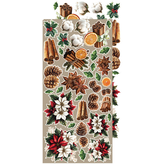 Scrapbooking accessories set - Craft o'clock -  Oh Christmas Night - Flowers & More