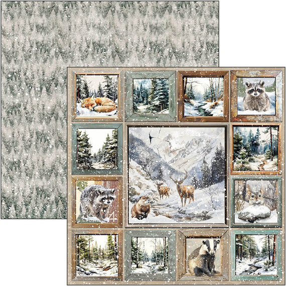 30x30cm paper set - Paterns Pad - Ciao Bella - Forest Tales