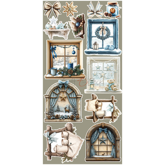 Scrapbooking accessories set - Craft o'clock -Jolly Season - Flowers & More