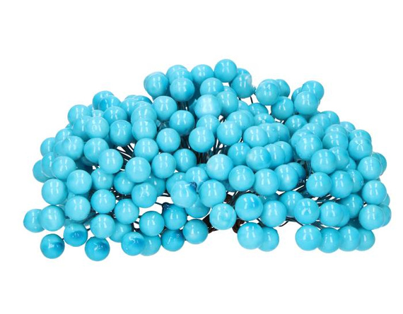 Blue berries of mountain ash