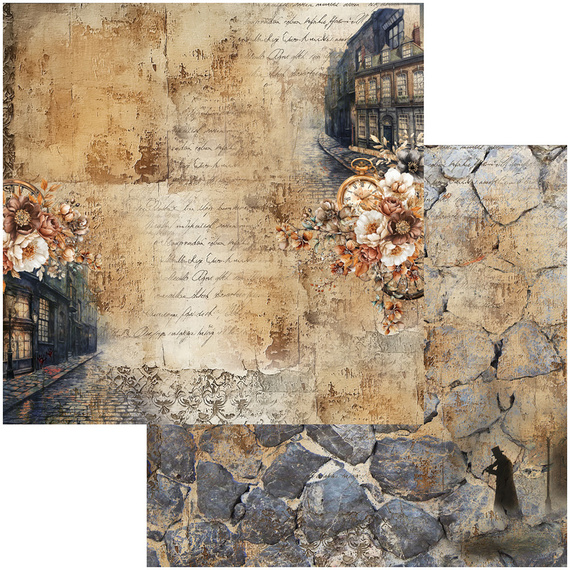 Set of 15x15 papers - Alchemy of Art - The Legends of the Dragons