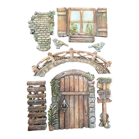 Silicone mold - Herbarium Silvae bridge - Stamperia