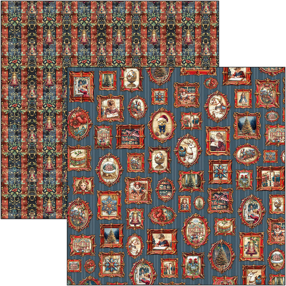 Set of scrapbooking papers 30x30cm - Paper Pad - Ciao Bella - Toy Shop
