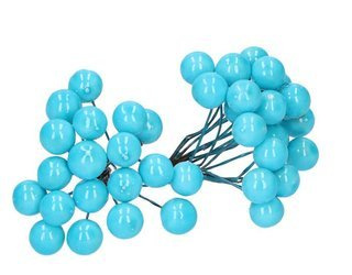 Blue berries of mountain ash