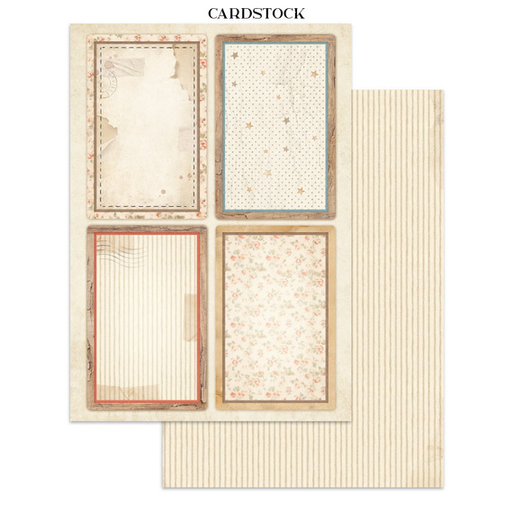 Junk Journal set of papers, stickers and elements - Baby - Stamperia 