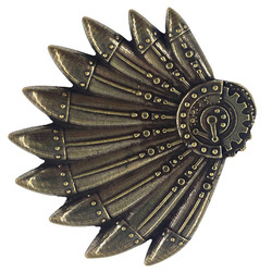 Electroplated metal ornament - Left wing 1