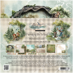 Set of 20x20 papers - Alchemy of Art - Friends of the Forest