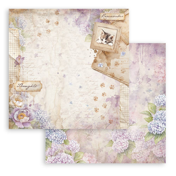 Set of scrapbooking papers 30x30 - Quiet Days - Stamperia