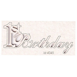 Chipboard Lettering - 1st Birthday