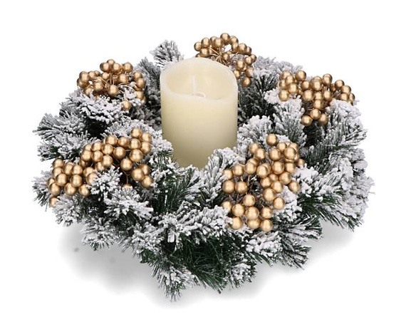 Gold berries of mountain ash