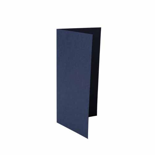 Base for DL cards - navy blue - 10x21 cm