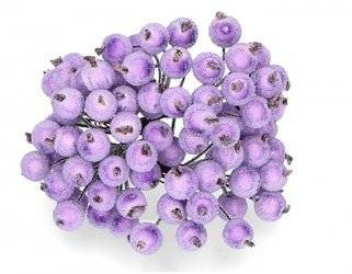 Frosted lilac berries of mountain ash