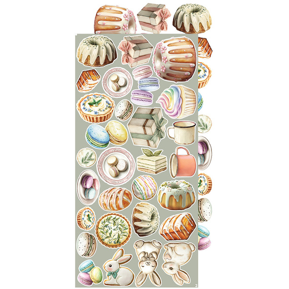 Time scrapbooking accessories set - Craft o'clock - Plum & Caramel - MIX