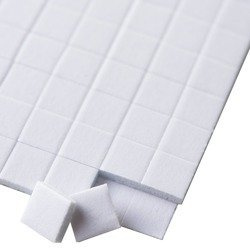 3D Foam Cubes - 5 x 5 mm - 2 mm - for Scrapbooking & Crafts