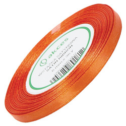 Brick satin ribbon 6mm - 32mb