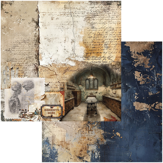 Set of 15x15 papers - Alchemy of Art - The Legends of the Dragons