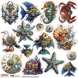 Stickers paper - ScrapLove - Steampunk Sea World 1