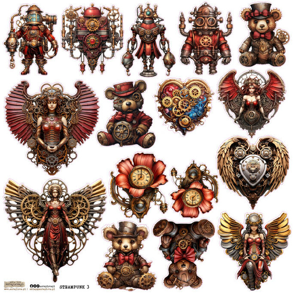 Stickers - ScrapLove - Steampunk 3