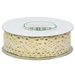 Cotton lace cream 25mm x 4,55m