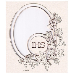 Chipboard - Grapevine - oval frame 02 