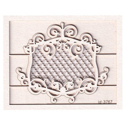 Chipboard Royal decor - small with a frame 