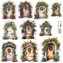 Stickers - ScrapLove - Christmas fairy door 1