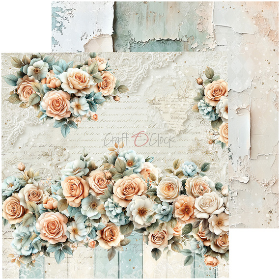 Set of scrapbooking papers 15x15 - Craft o'clock - Sprites of Harmony