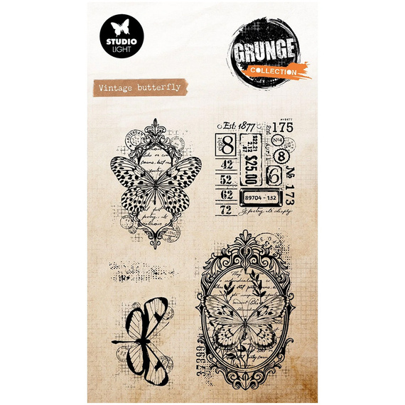 Transparent Stamp - StudioLight - Vintage butterfly