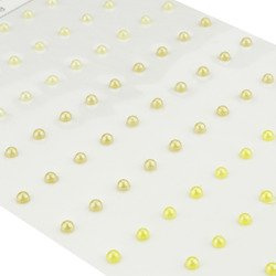 90 YELLOW/GOLD SELF ADHESIVE PEARLS