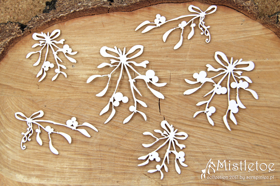 Chipboard - mistletoe -  Mistletoe 