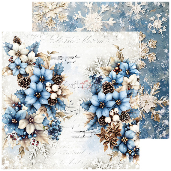 Set of scrapbooking papers 15x15 - Craft o'clock - Jolly Season