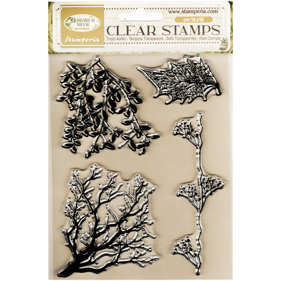 Transparent stamp - Herbarium Silvae trees - Stamperia