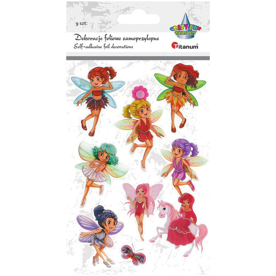 Stickers 3D foil - Fairies