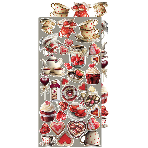 Time scrapbooking accessories set - Craft o'clock -  In Love 