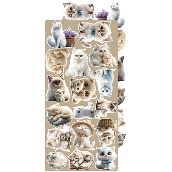 Time scrapbooking accessories set - Craft o'clock - Cats