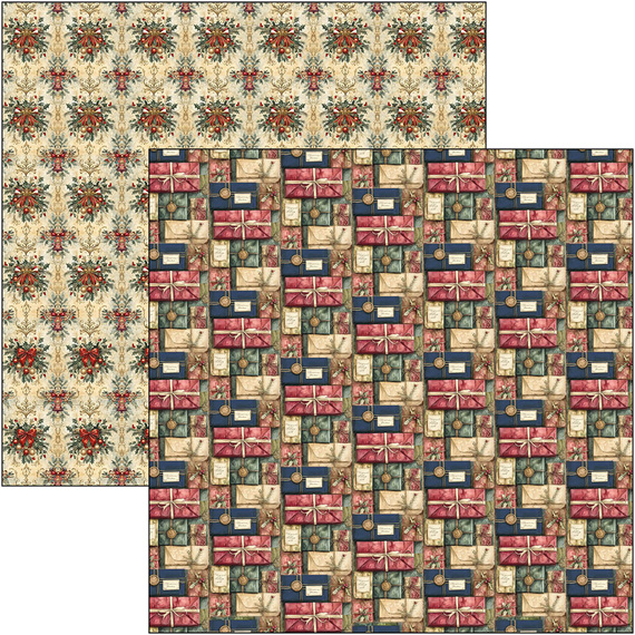 Set of scrapbooking papers 30x30cm - Paper Pad - Ciao Bella - Toy Shop