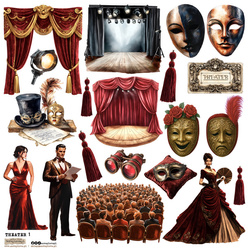Stickers paper - ScrapLove - Theater 1